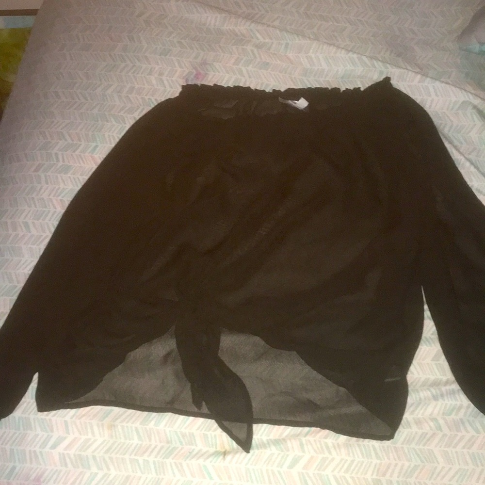 Over top black top